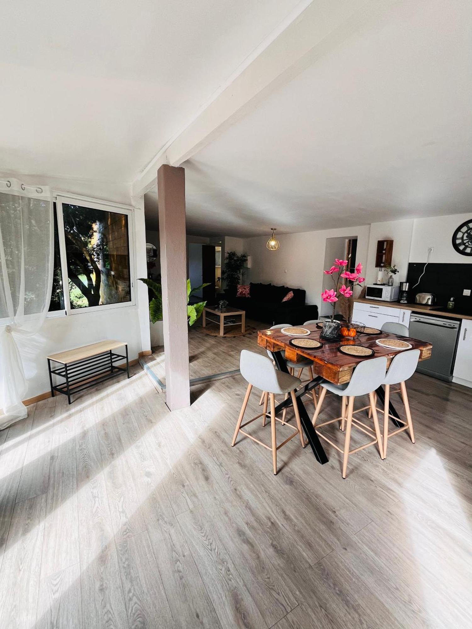 Location T3 Jardin Avec Piscine Villa Mèze Exteriör bild
